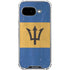 Barbados Flag Distressed Google Pixel 9a Clear Case